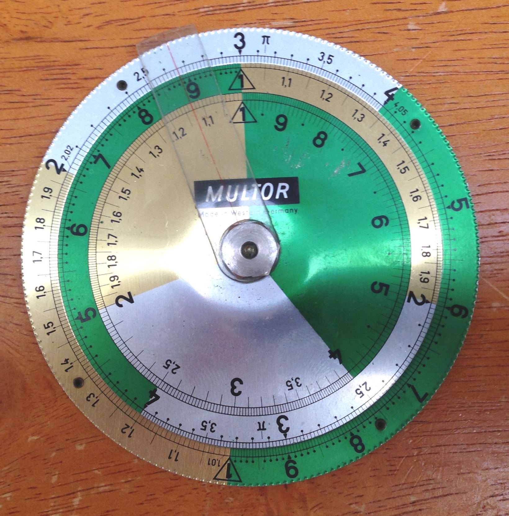 Circular Slide Rules